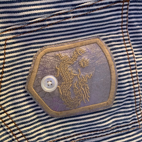 Authentic Gucci Mini Denim Micro Skirt - Picture 4 of 4